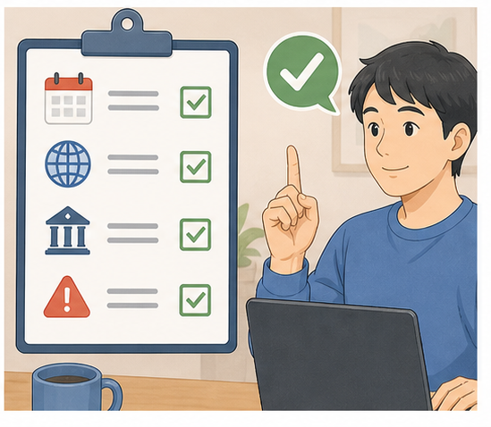 최종 판단은 직접 체크리스트로