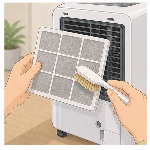 필터 먼지 제거
