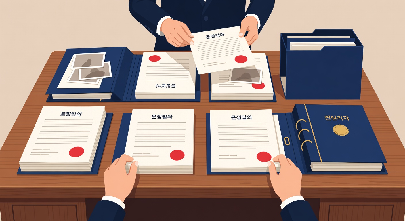 계약서·전입신고·이사 사진 등 모든 증거 파일 정리