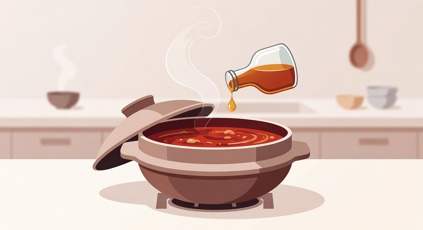 된장찌개 꿀팁 — 뚜껑 열고 끓이기, 과끓임 금지