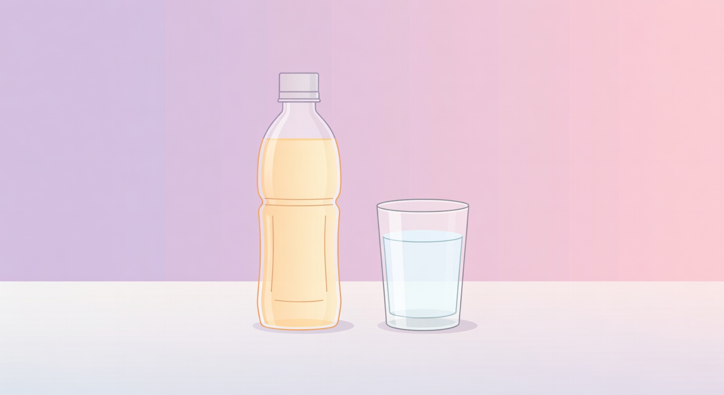 이온음료로 전해질 보충 — 물만으로는 부족