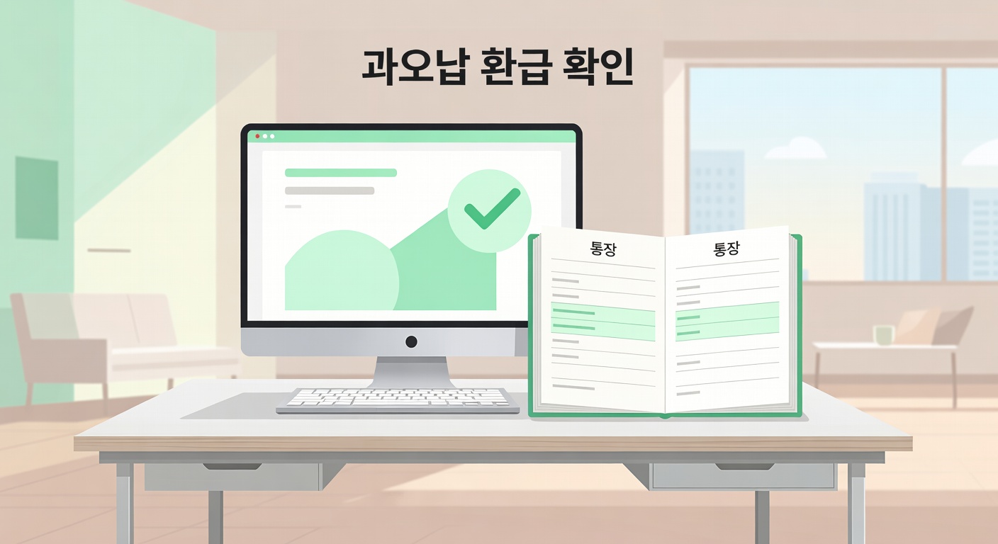 건강보험료 과오납 환급 확인 방법