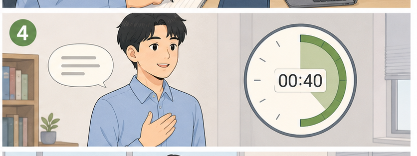 첫 문장은 직무 방향으로 시작