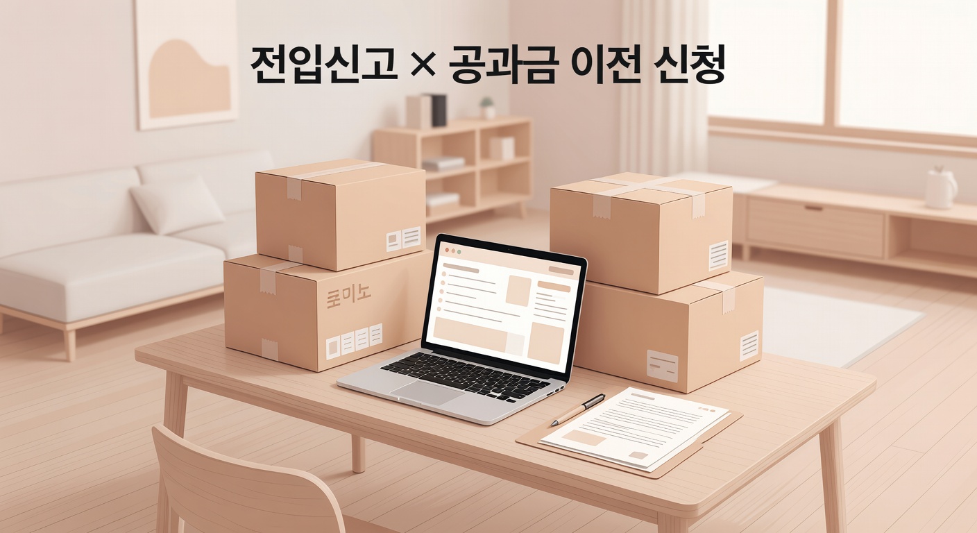 이사 전입신고와 공과금 이전 신청