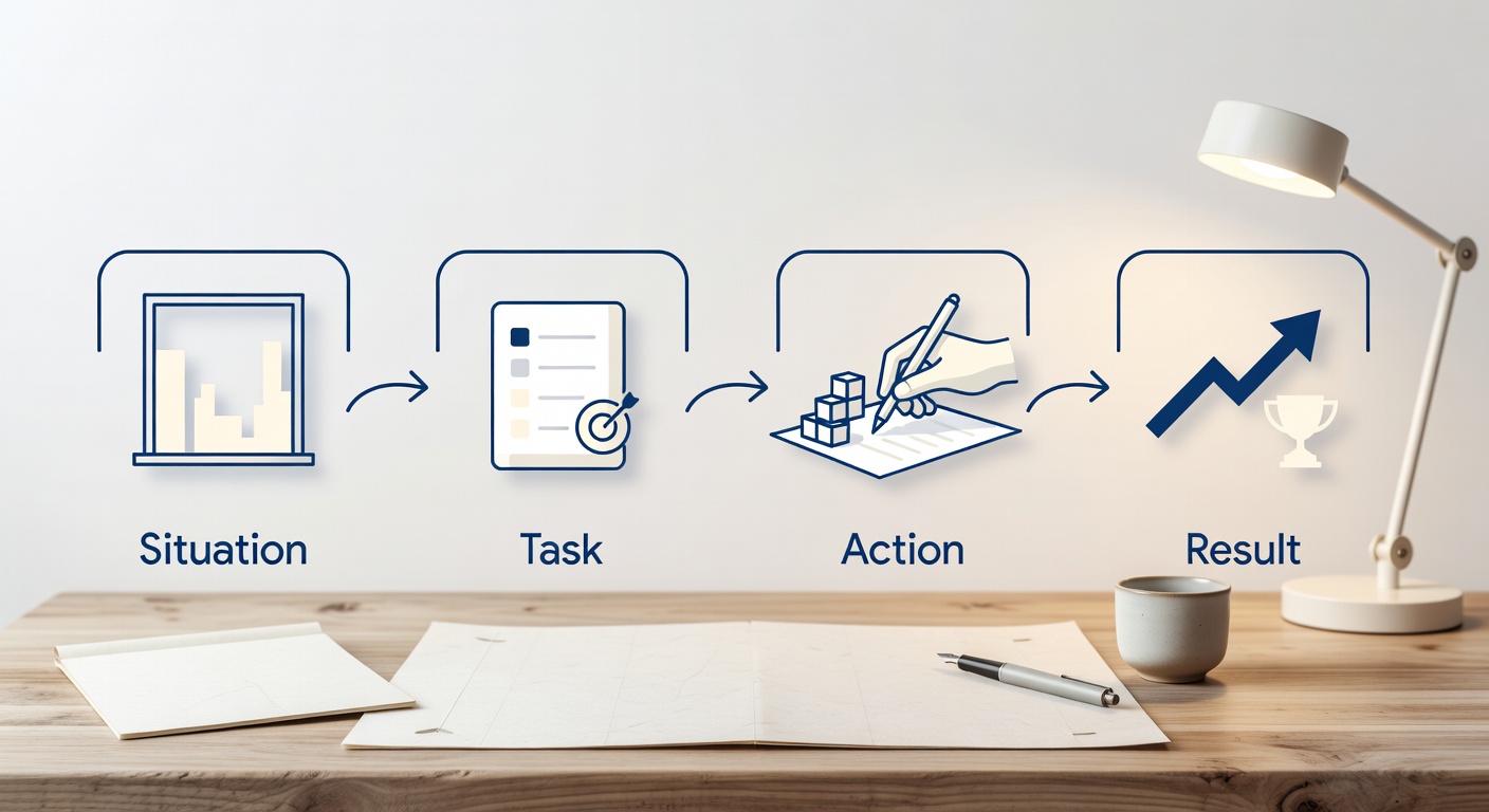 Situation - Task - Action - Result 4단계 프레임