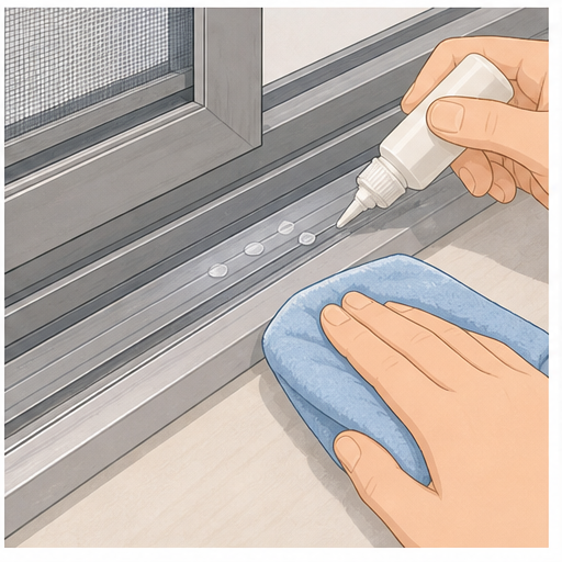 윤활제는 레일에 소량만